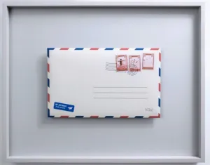 Pejac: Love Letter, 2018 Custom made envelope