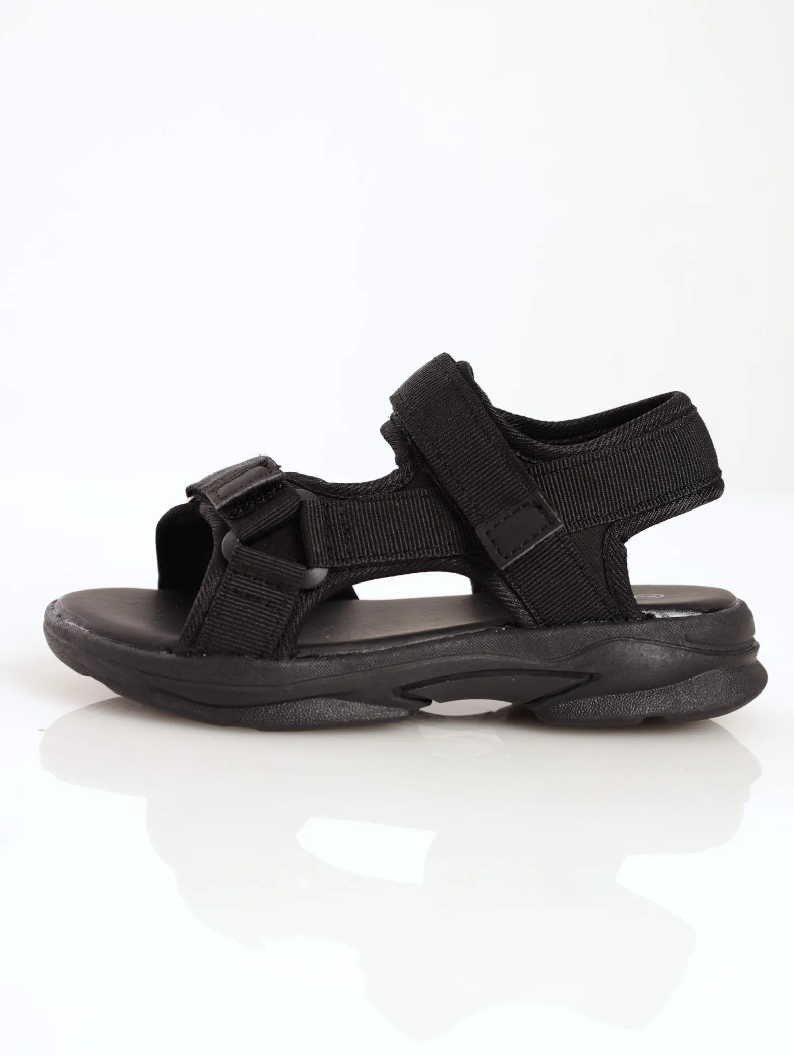 Pre-Boys Adventure Mono Sandal - Black