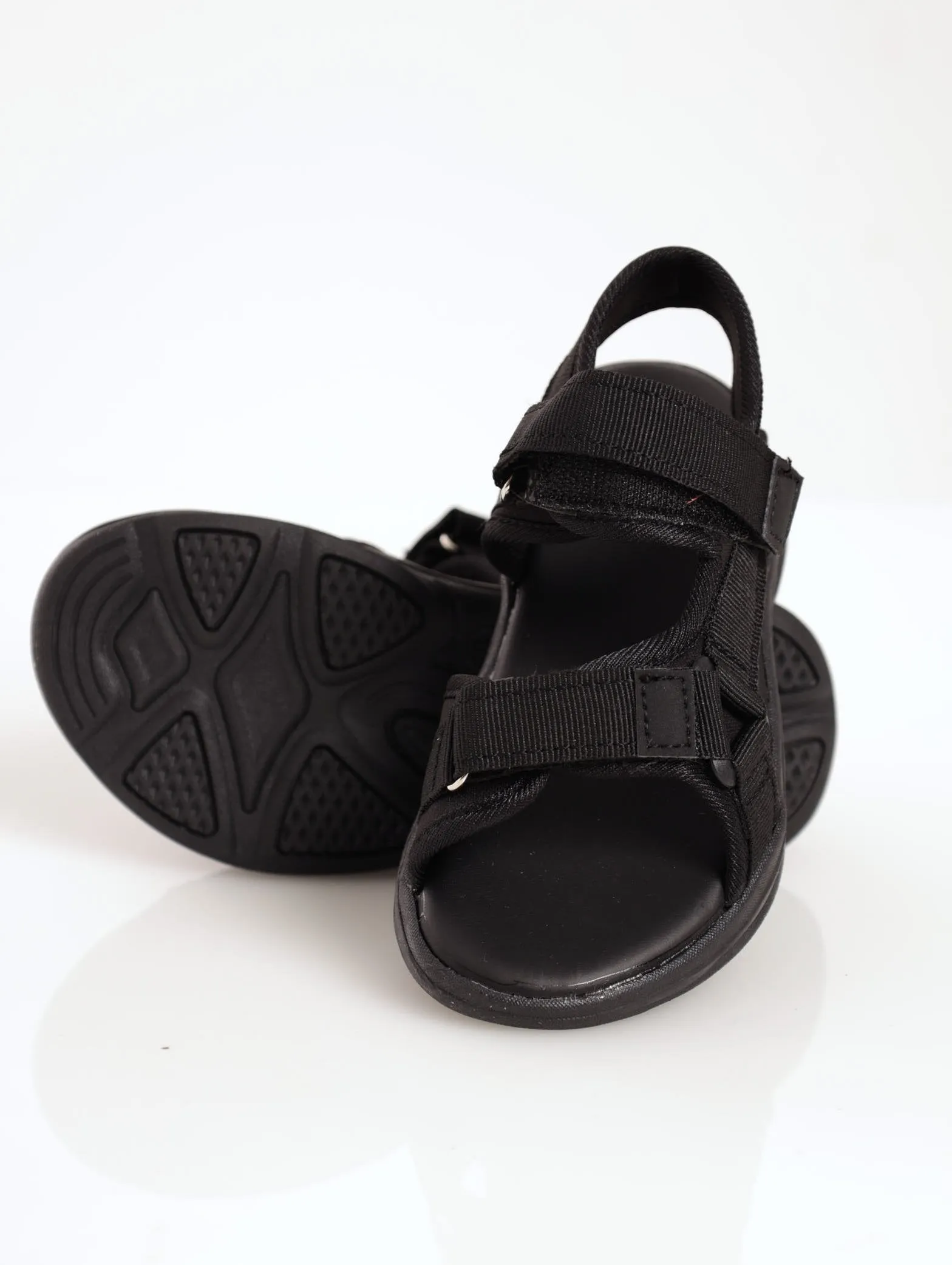 Pre-Boys Adventure Mono Sandal - Black