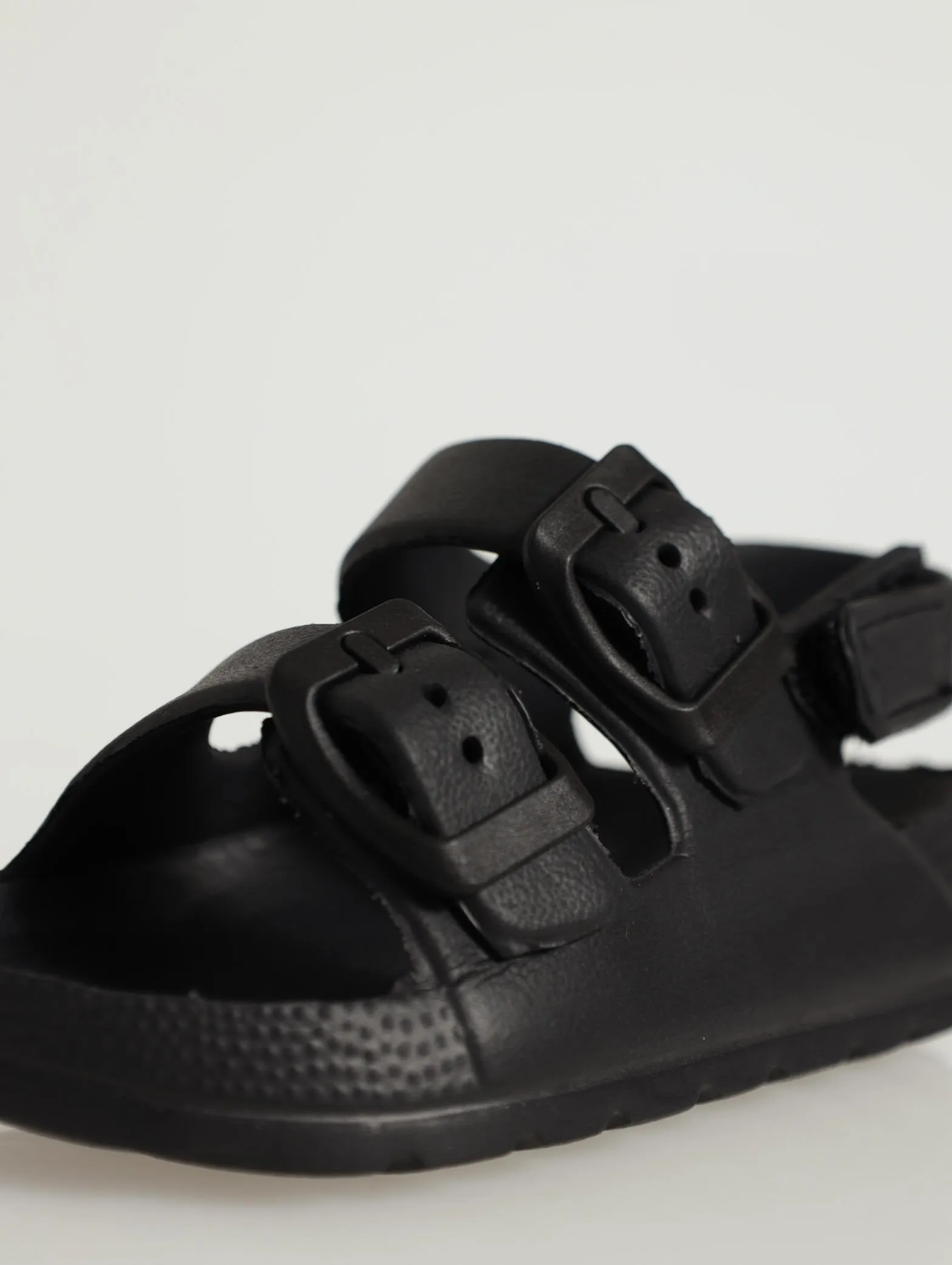 Pre-Boys Moulded Adventure Sandal - Black