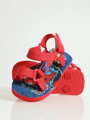 Pre-Boys Spiderman Adventure Sandal - Red