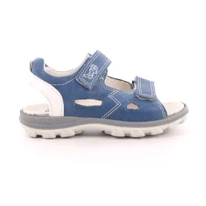 Primigi Blue Leather Open Toe Sandals