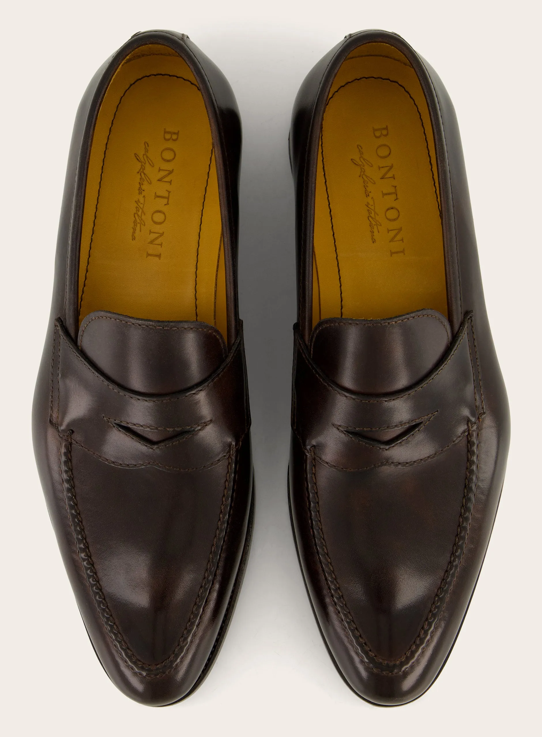Principe penny loafers van leer