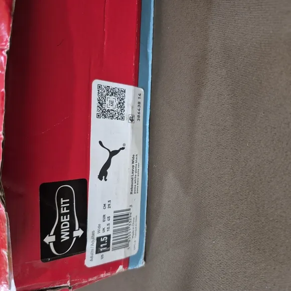 Puma Red and White Sneakers