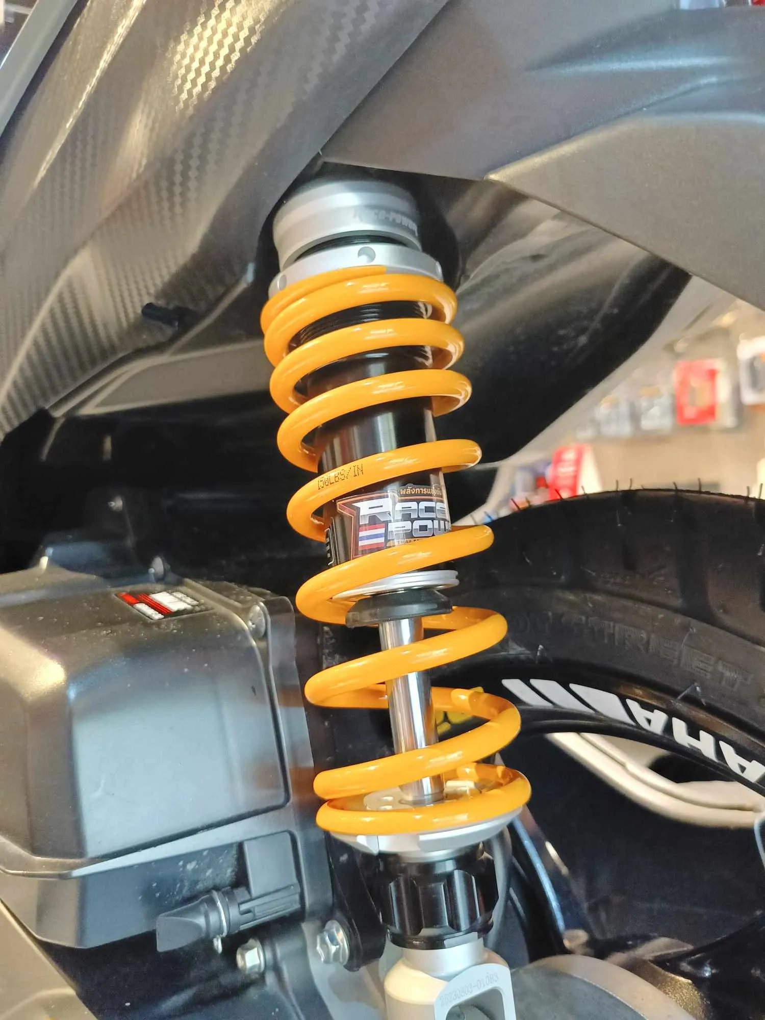 RACE POWER PREMIUM MIO (SILVER/YELLOW)