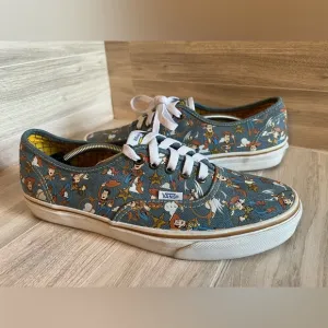 RARE VANS x Disney Toy Story Authentic Sheriff Woody Denim Shoes ANDY