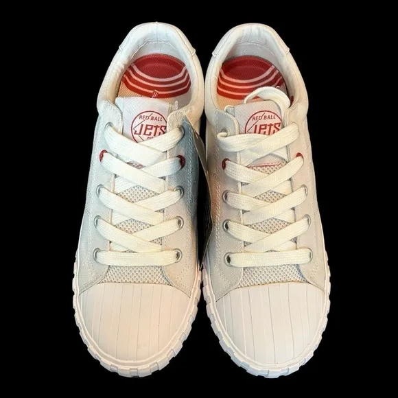 Red Ball Jets Classic White 51 Low-Top Sneakers Sz.W7.5/M6