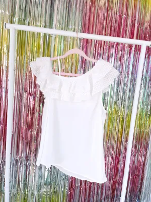 Reighanne Ruffle Trim Top