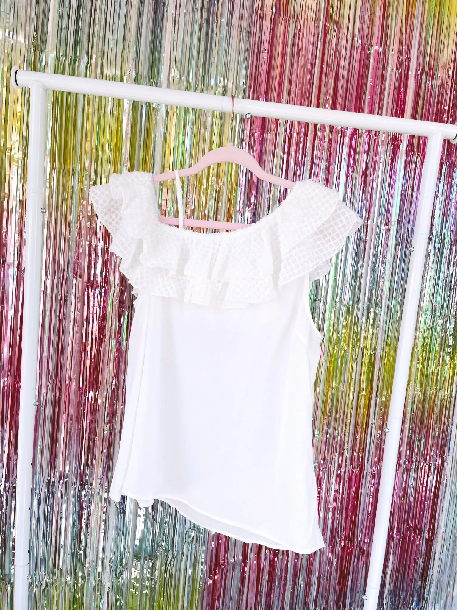 Reighanne Ruffle Trim Top