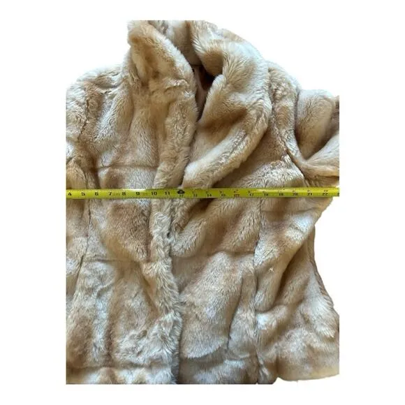 Relatively faux fur jacket Size Large