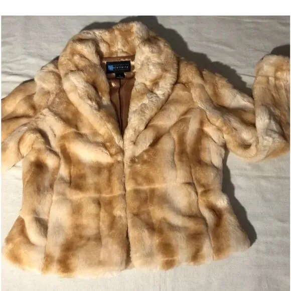 Relatively faux fur jacket Size Large
