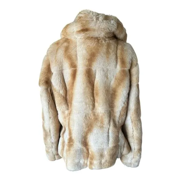 Relatively faux fur jacket Size Large