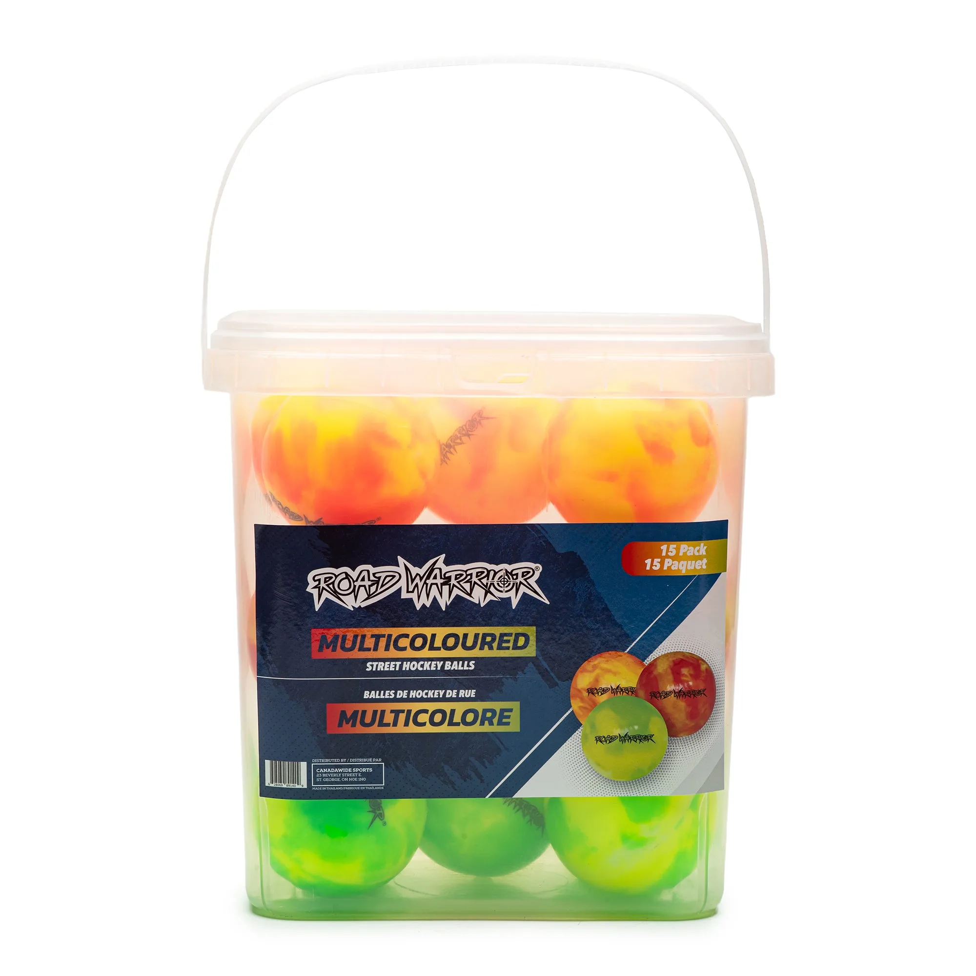 Road Warrior 15 Pack Street Hockey Balls