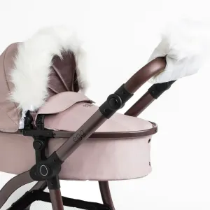 Roma Egg Dolls Pram Fur Accessory Pack - White