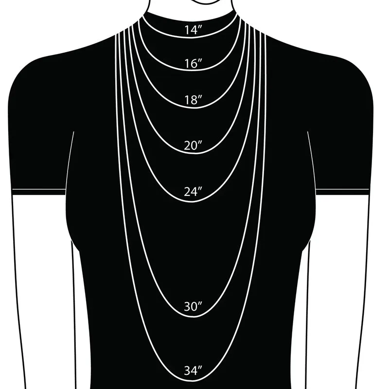 Round Cut Created White Diamond Pendant Necklace