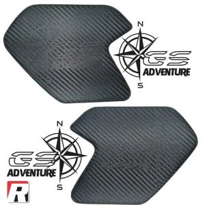 Rubbatech knie tankpads met compas opdruk R 1200 GSA en R 1250 GSA