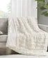 Ruched Fur Throw