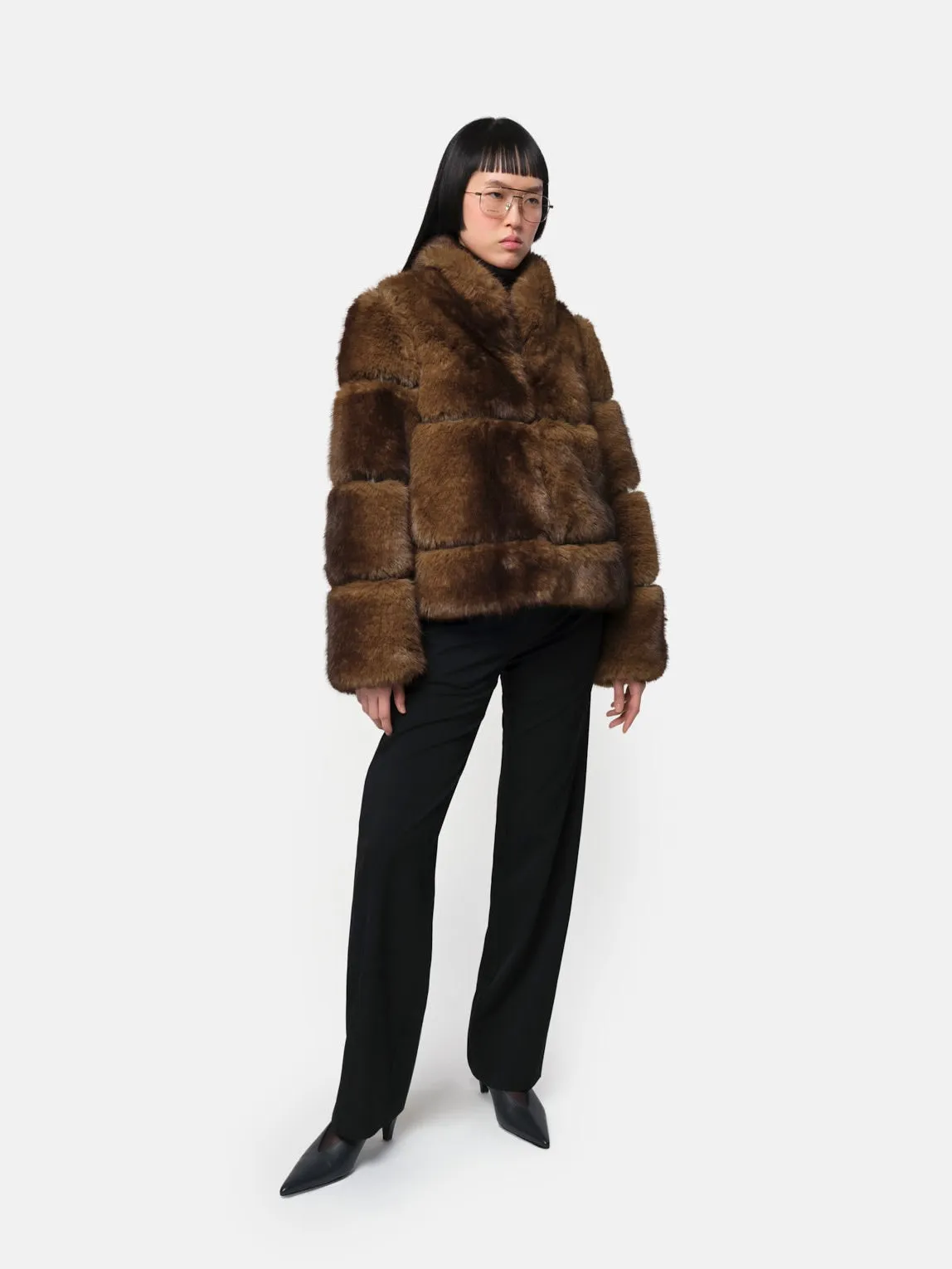 Sai Mink Short Coat