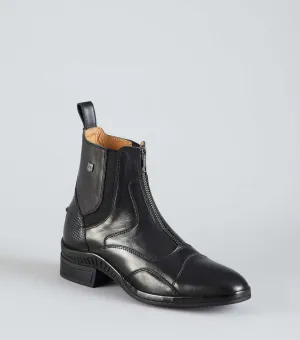 SALE Aston Carbon Tech Ladies Leather Paddock Boot Black