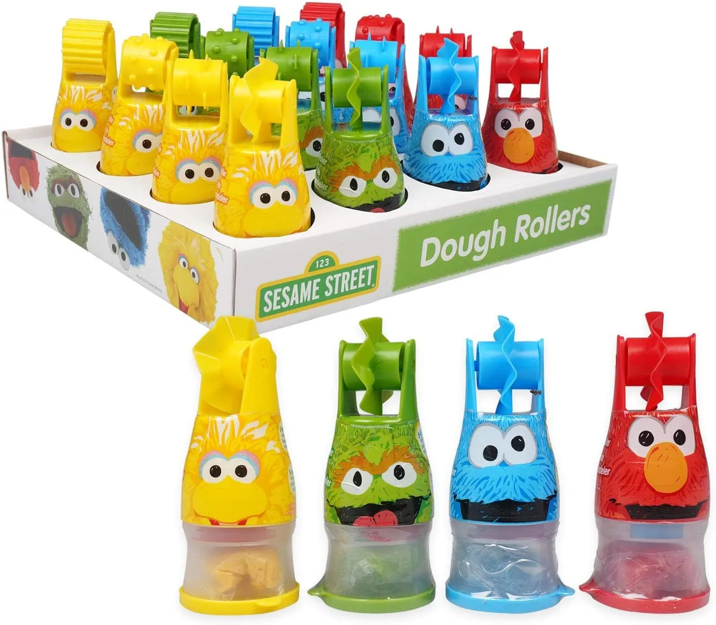 Sesame Street Dough Roller - Set of 4