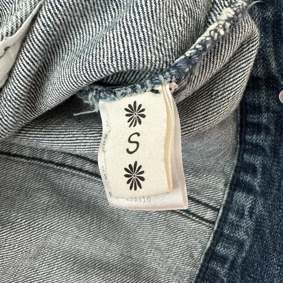 Show Me Your Mumu / Mumu Blue Distressed Denim Jacket