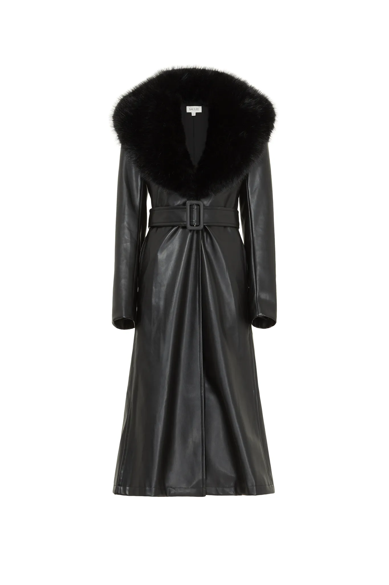 Simone Faux Leather Coat