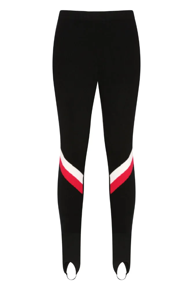 SKI: Triple Tone Base Layer Stirrups in Black