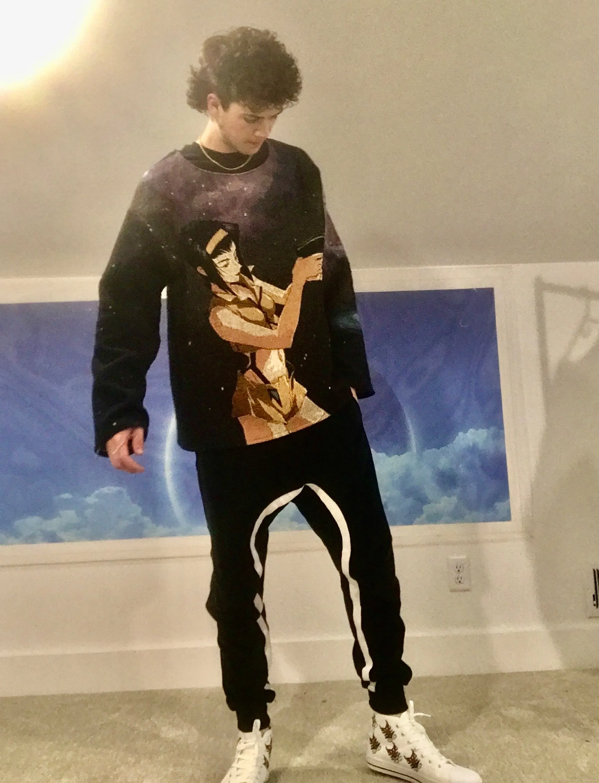 Space Cowboy Tapestry Crewneck