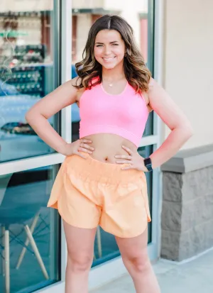 Sporty Girl Sports Bra in Coral