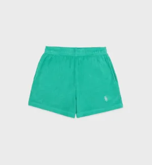 SRC Terry Shorts Caribbean/White