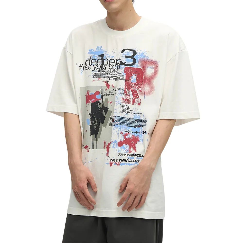 Street Creative Graffiti Alphabet T-shirt