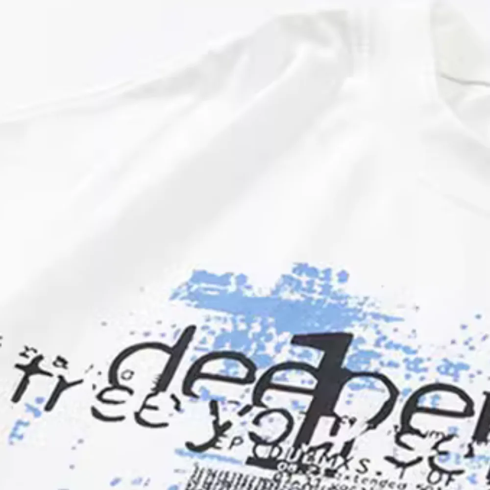 Street Creative Graffiti Alphabet T-shirt