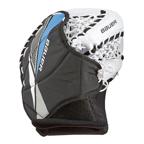 Street Hockey Junior Goalie Catch Glove- White/Black