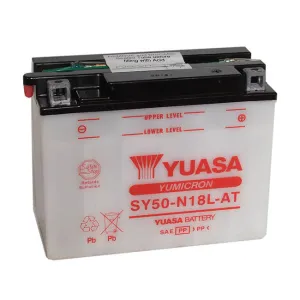 SY50-N18L-AT DG Battery with acid pack Yuasa (SY50N18LATPK)