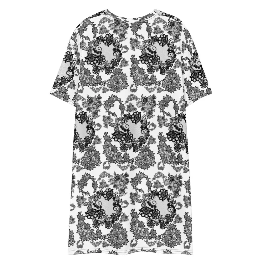T-shirt dress Ferob 'Lace'