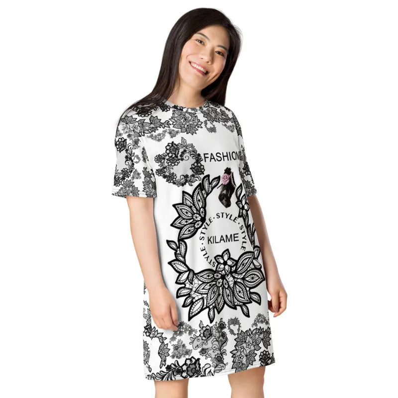 T-shirt dress Ferob 'Lace'