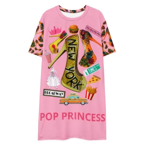 T-shirt dress 'Pink Pop'