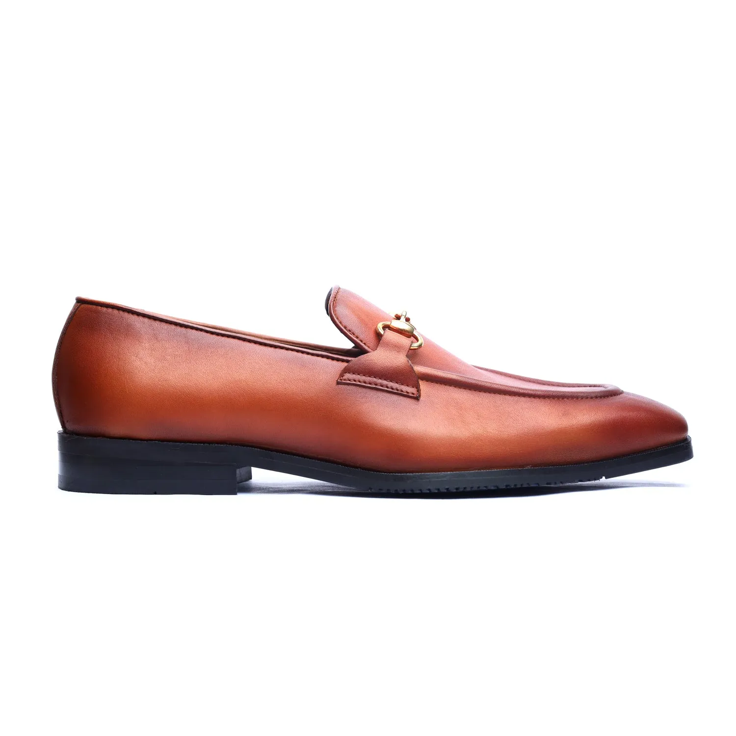 Tan Horsebit Loafers