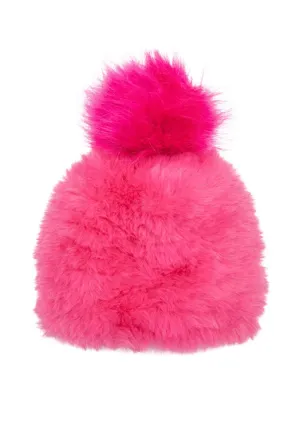 The Superfluff Hat- Hot Pink