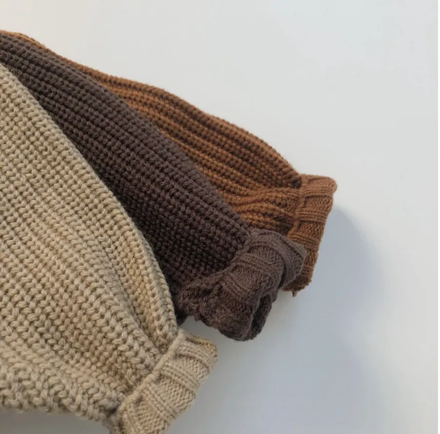 Thick Knitted High Neck Jumper