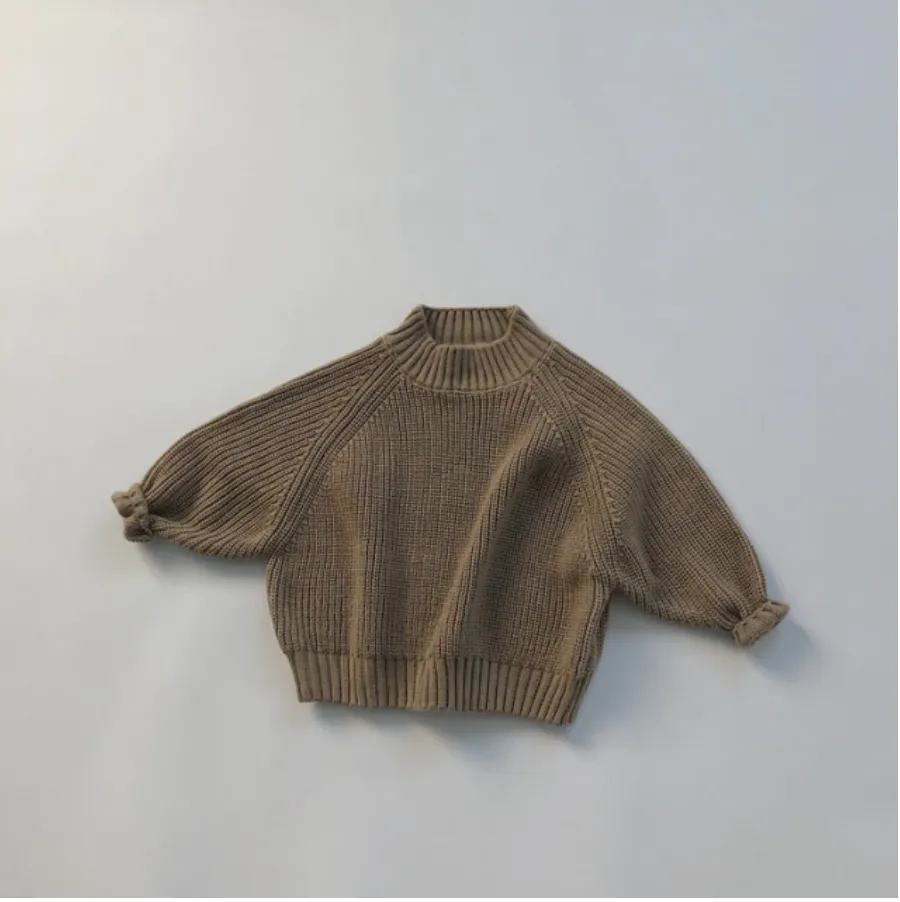Thick Knitted High Neck Jumper
