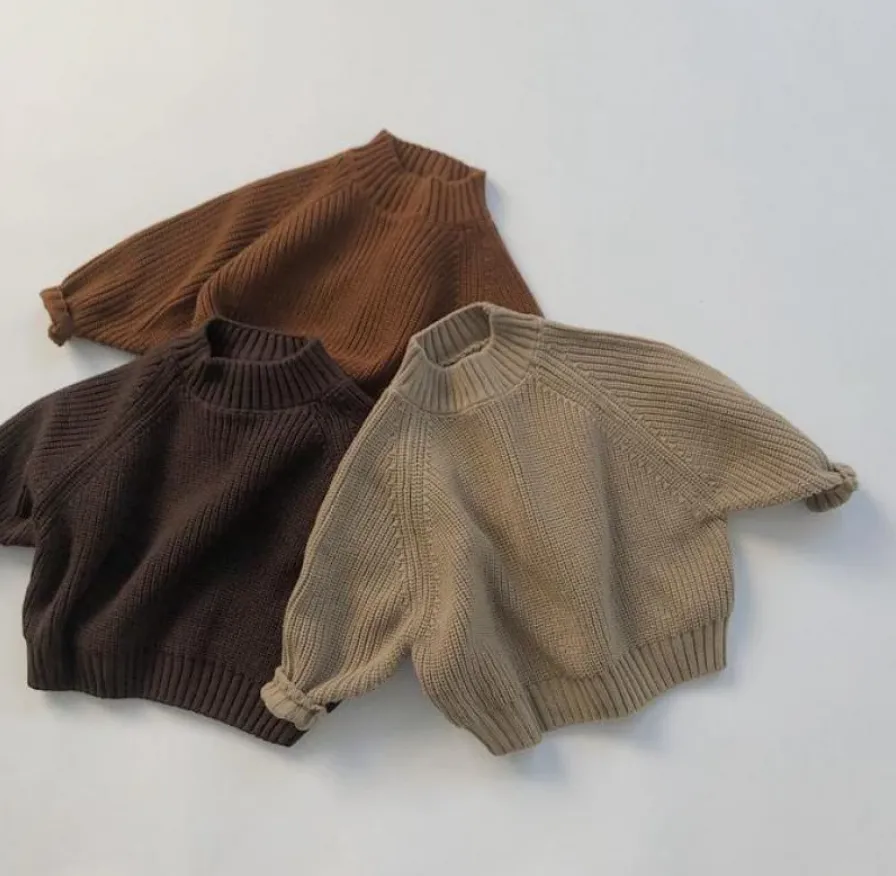 Thick Knitted High Neck Jumper