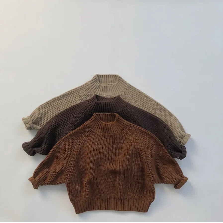 Thick Knitted High Neck Jumper