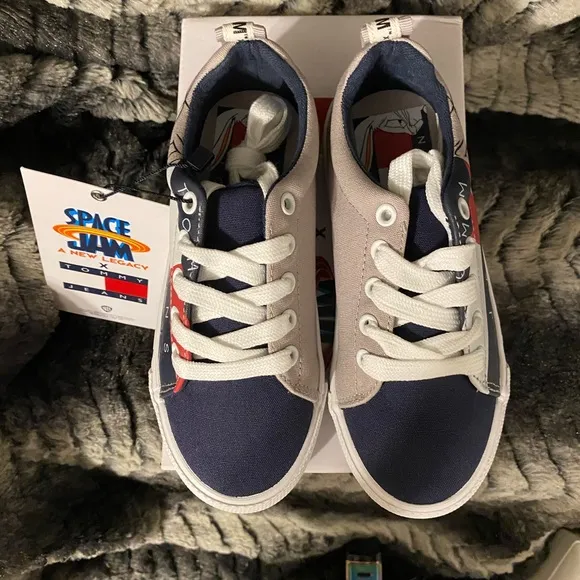 Tommy Hilfiger Space Jams Sneakers Size 12 Girl/Boy NIB
