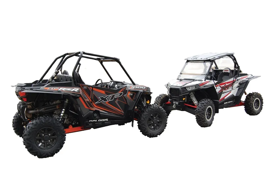 Trail Armor GenX Slide On Two Door Graphics Kit - 2014 RZR XP 1000 Titanium Matte Metallic