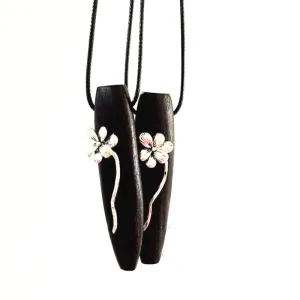 Trendy Sandalwood Long Necklace