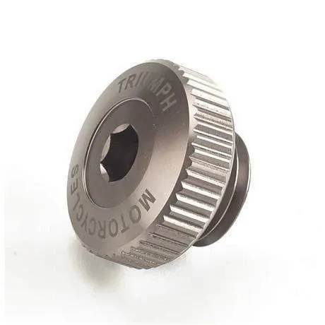 Triumph Machined Oil Filler Cap - Gunmetal