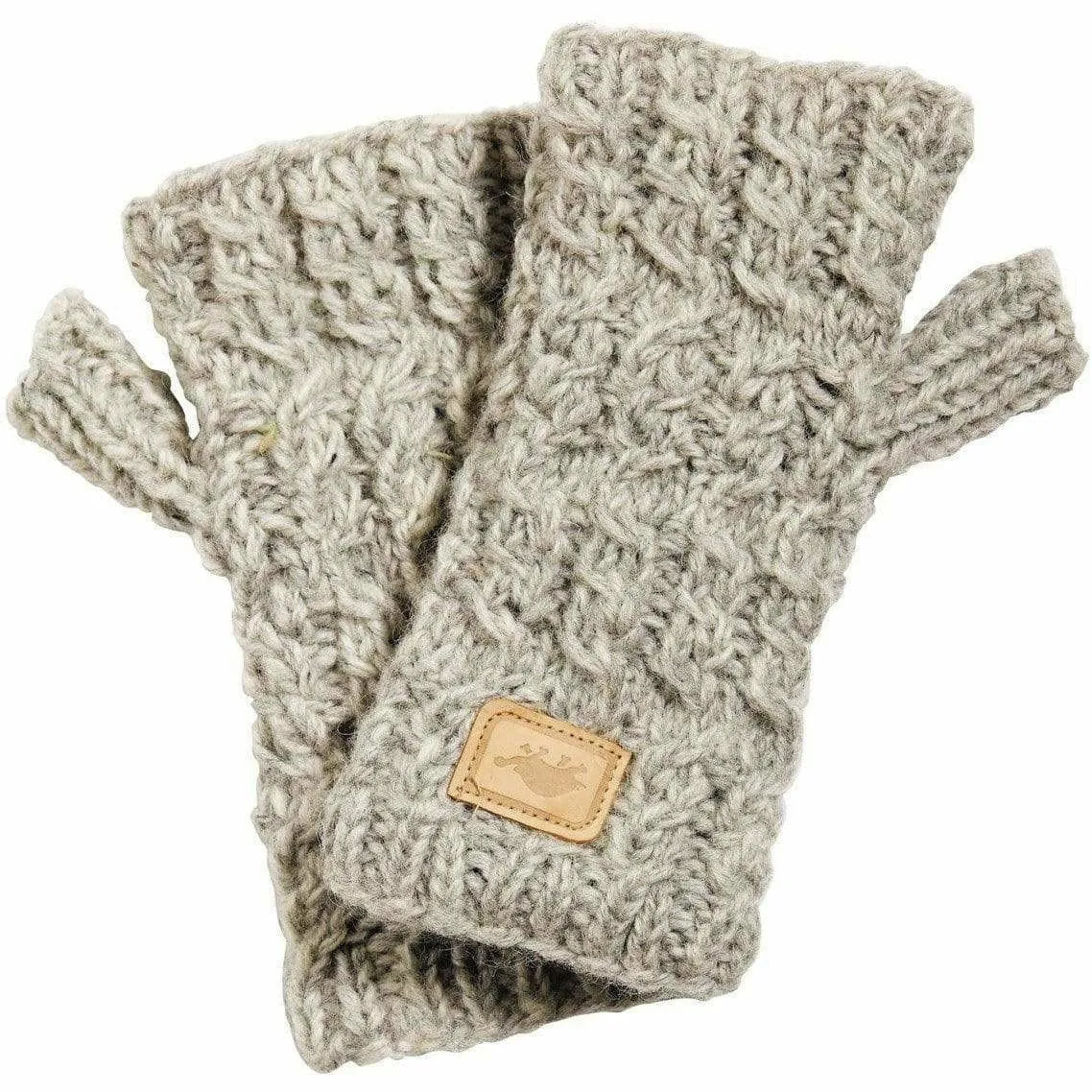 Turtle Fur Mika Wool Fingerless Mittens