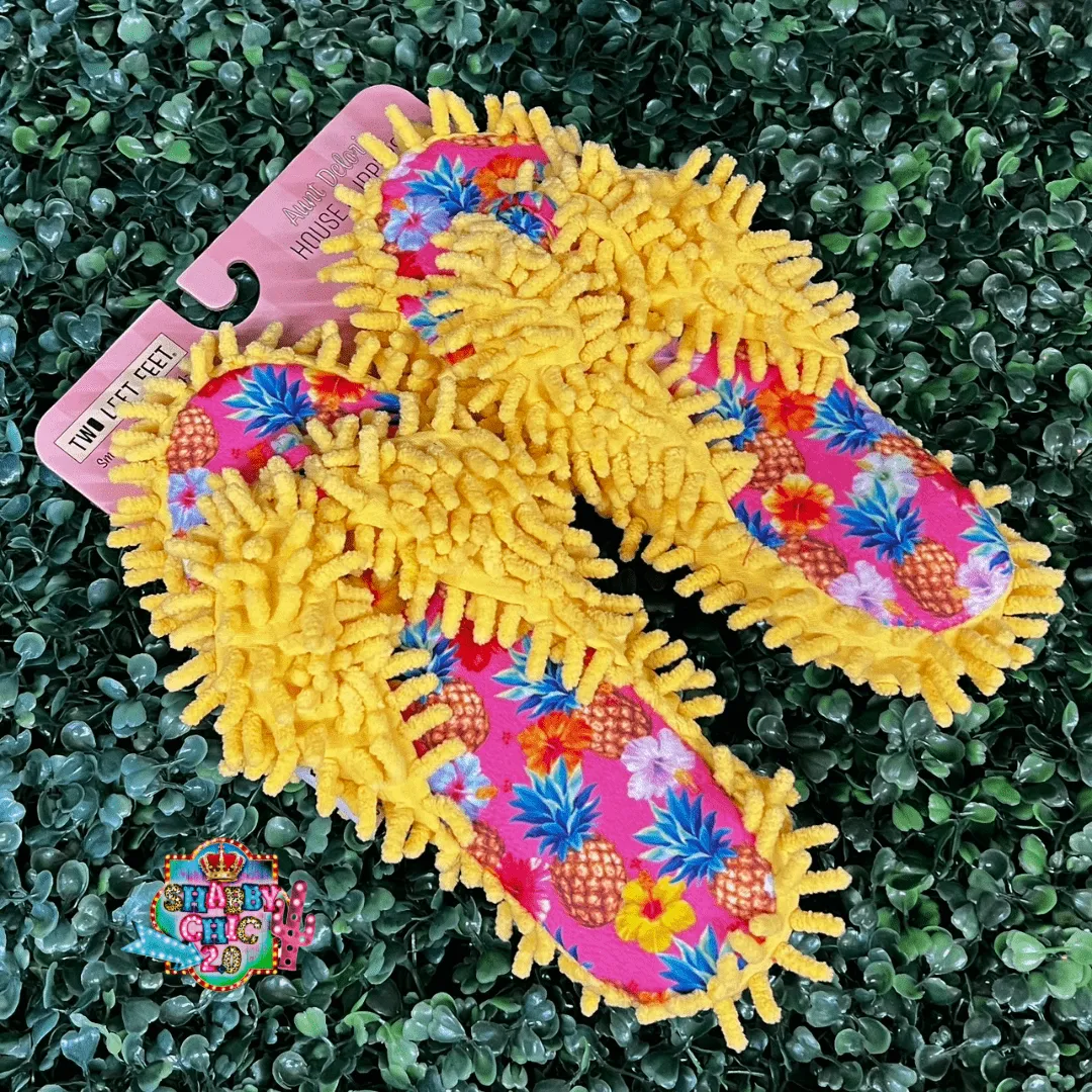 Two Left Feet Aunt Deloris House Slippers