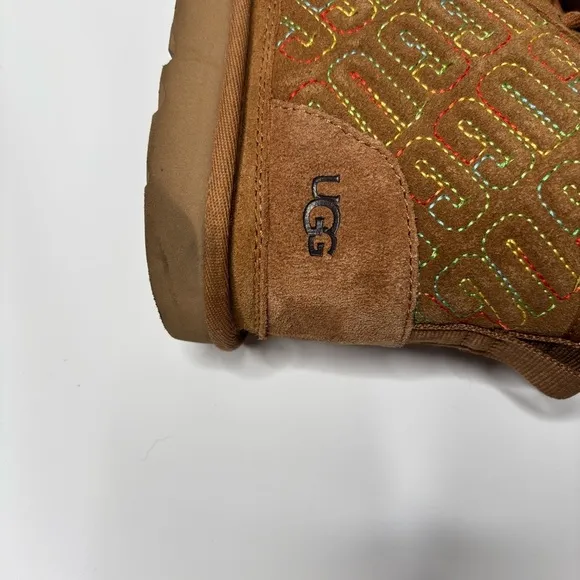 ugg neumel graphic stitch kids boots new